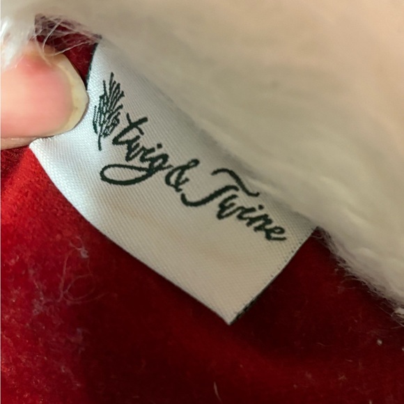 20” Velvet Holiday Pillow - "This House Believes" by Twig & Twine - Picture 5 of 6